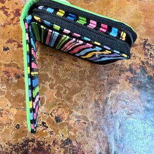 Vintage littlemismatched Polka Dot Change Purse/Organizer